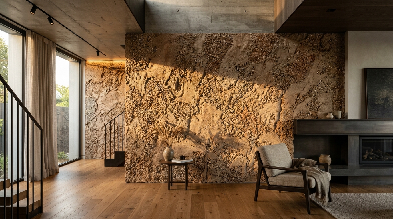 Birla Opus Architectural Rustic Stone Wall Texture